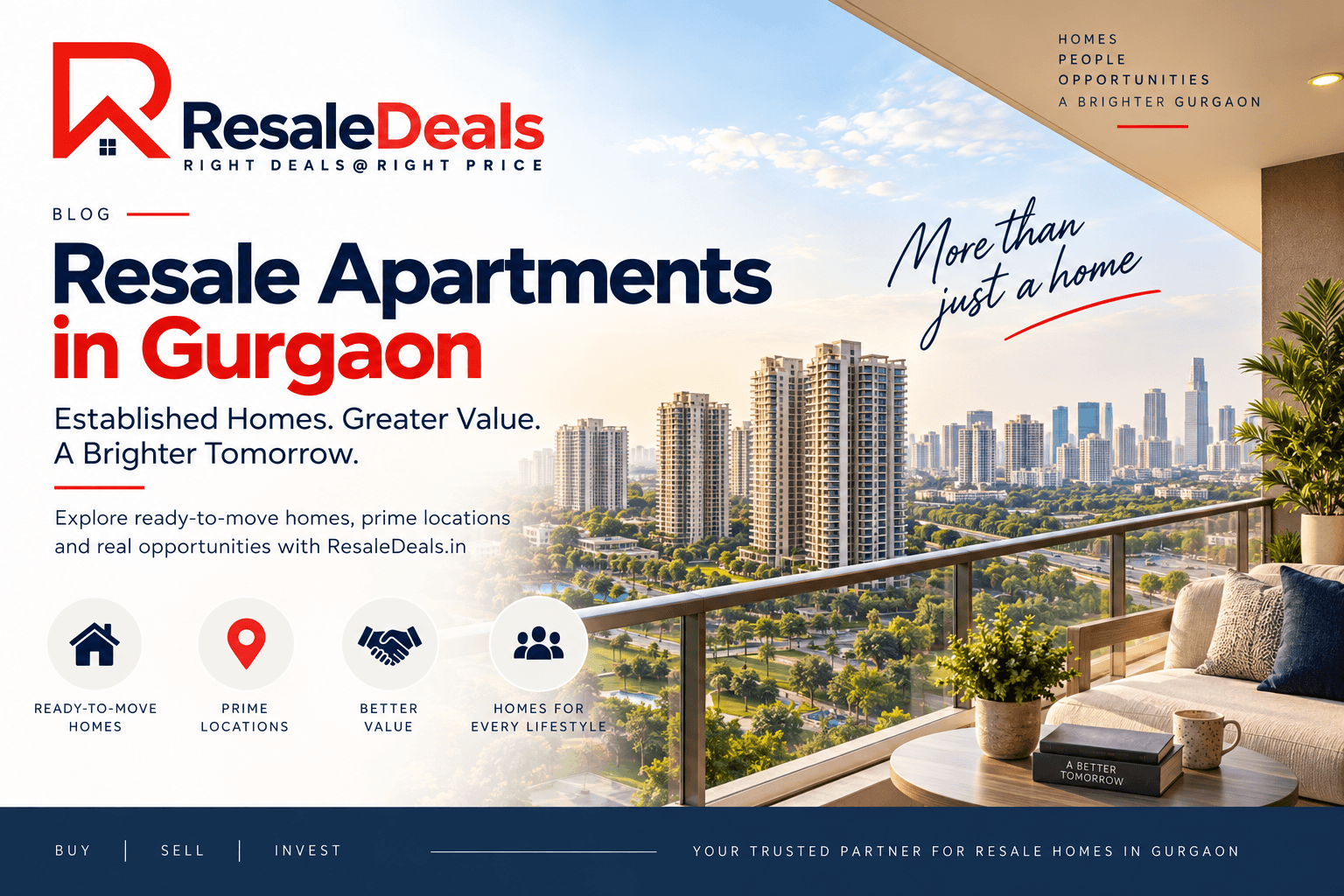Resale Apartments in Gurgaon | Buy Resale Flats & Homes